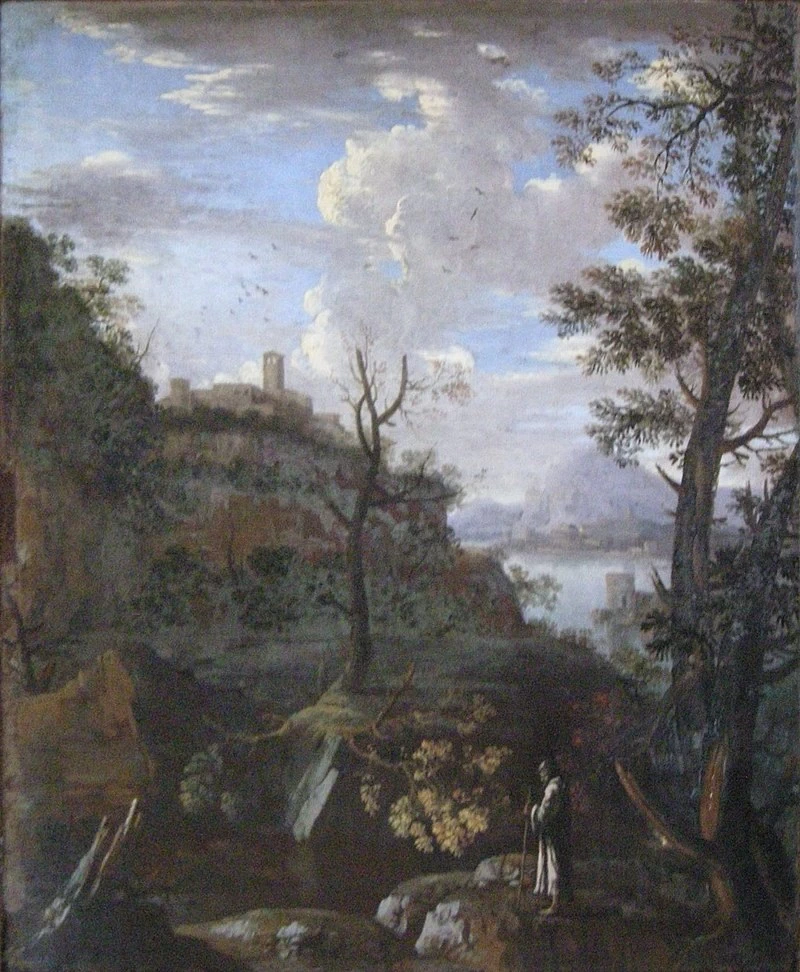 Paesaggio con eremita - Musée Condé